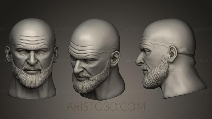Busts and bas-reliefs of famous people (BUSTC_0622) 3D model for CNC machine